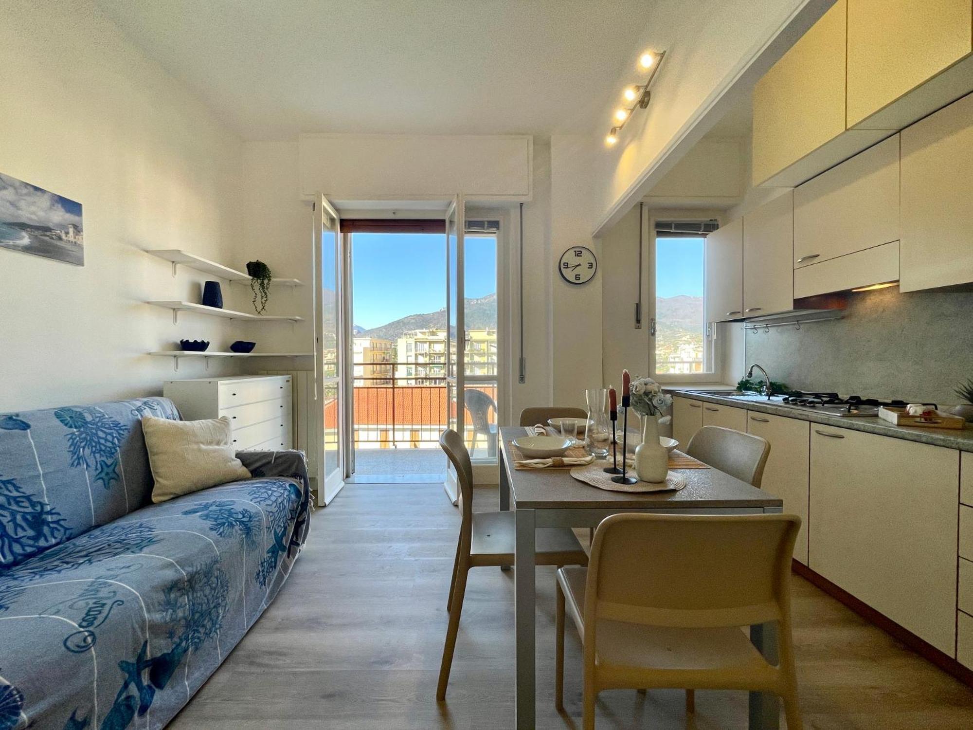 Apartamento 150Mt Dal Mare Monolocale In Centro Con Vista Aperta, Wi-Fi E A/C Loano Exterior foto